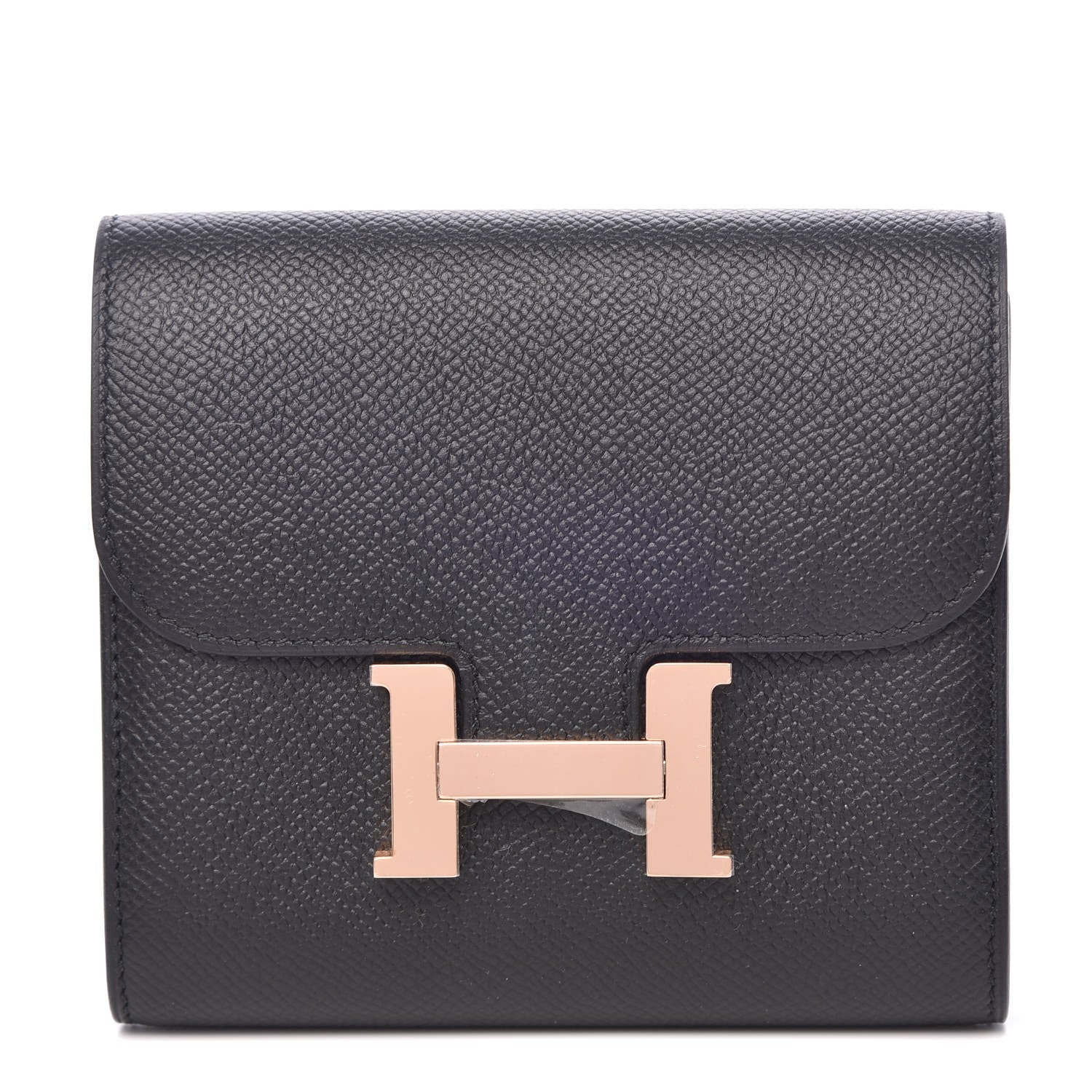 Hermes Epsom Constance Short Wallet Black 1 of 8