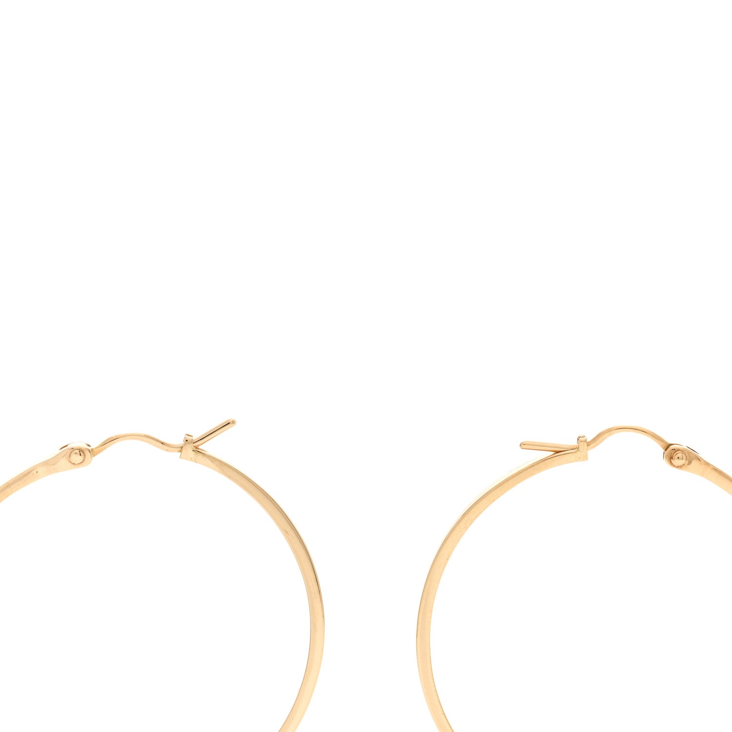 Gucci 18K Yellow Gold Diamond Running GG Hoop Earrings 3 of 5