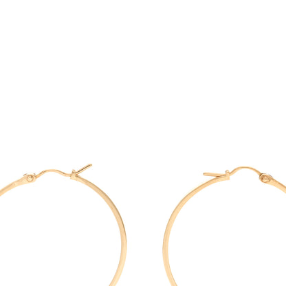 Gucci 18K Yellow Gold Diamond Running GG Hoop Earrings 3 of 5