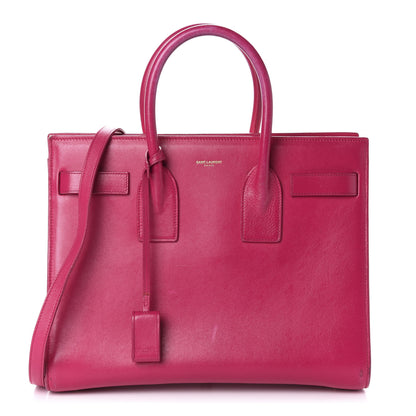 Saint Laurent Calfskin Sac De Jour Lipstick Fuchsia 1 of 14