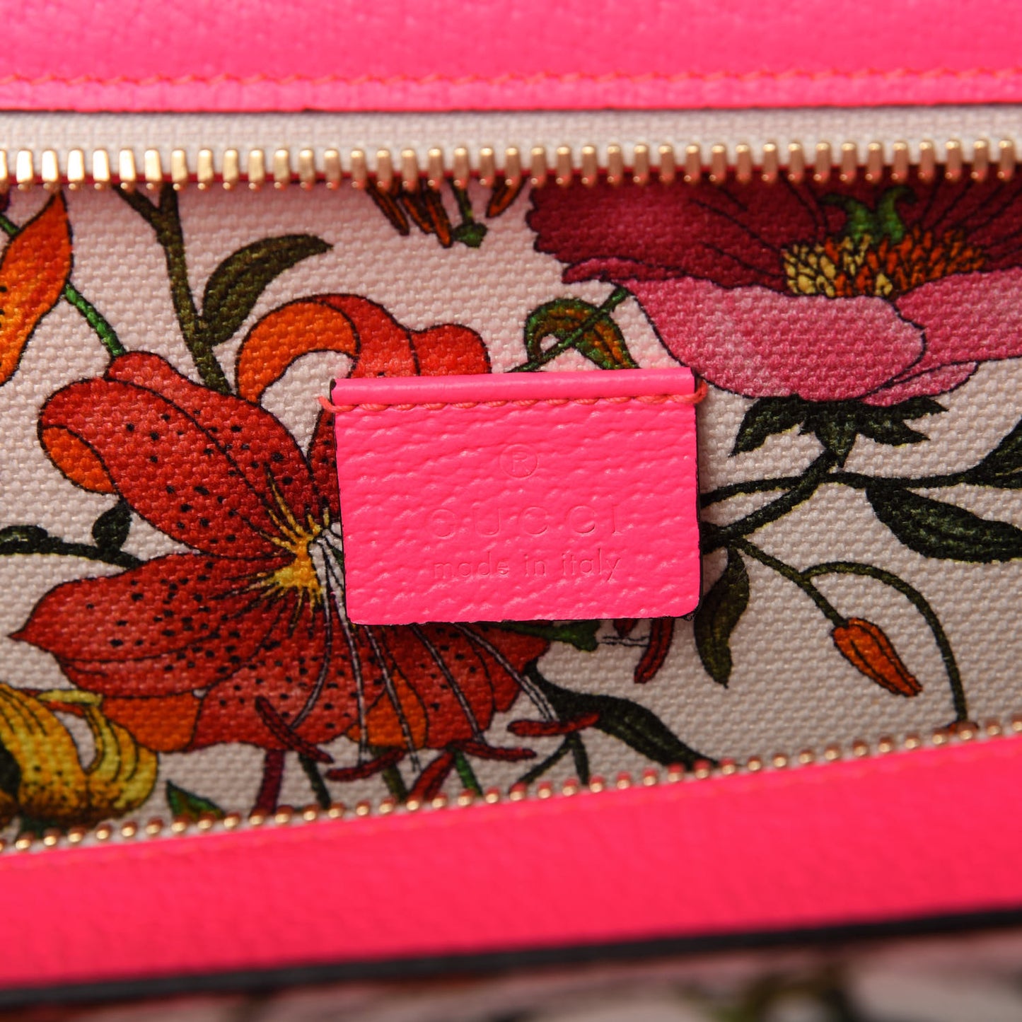 Canvas Medium Flora Tote Fuchsia