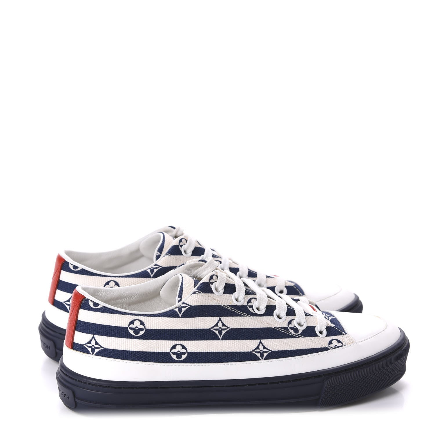 Louis Vuitton Canvas Escale Stellar Sneakers 35.5 Blue 4 of 9