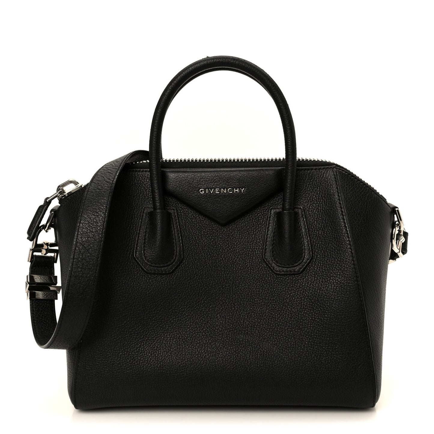 Sugar Goatskin Small Antigona Black