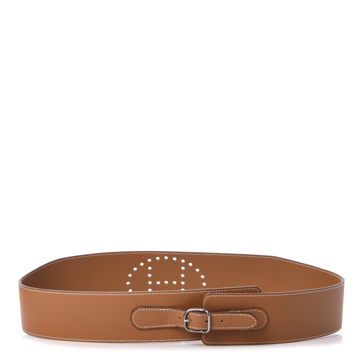 Hermes Perforated Evelyne Belt 90 Gold 2 of 3