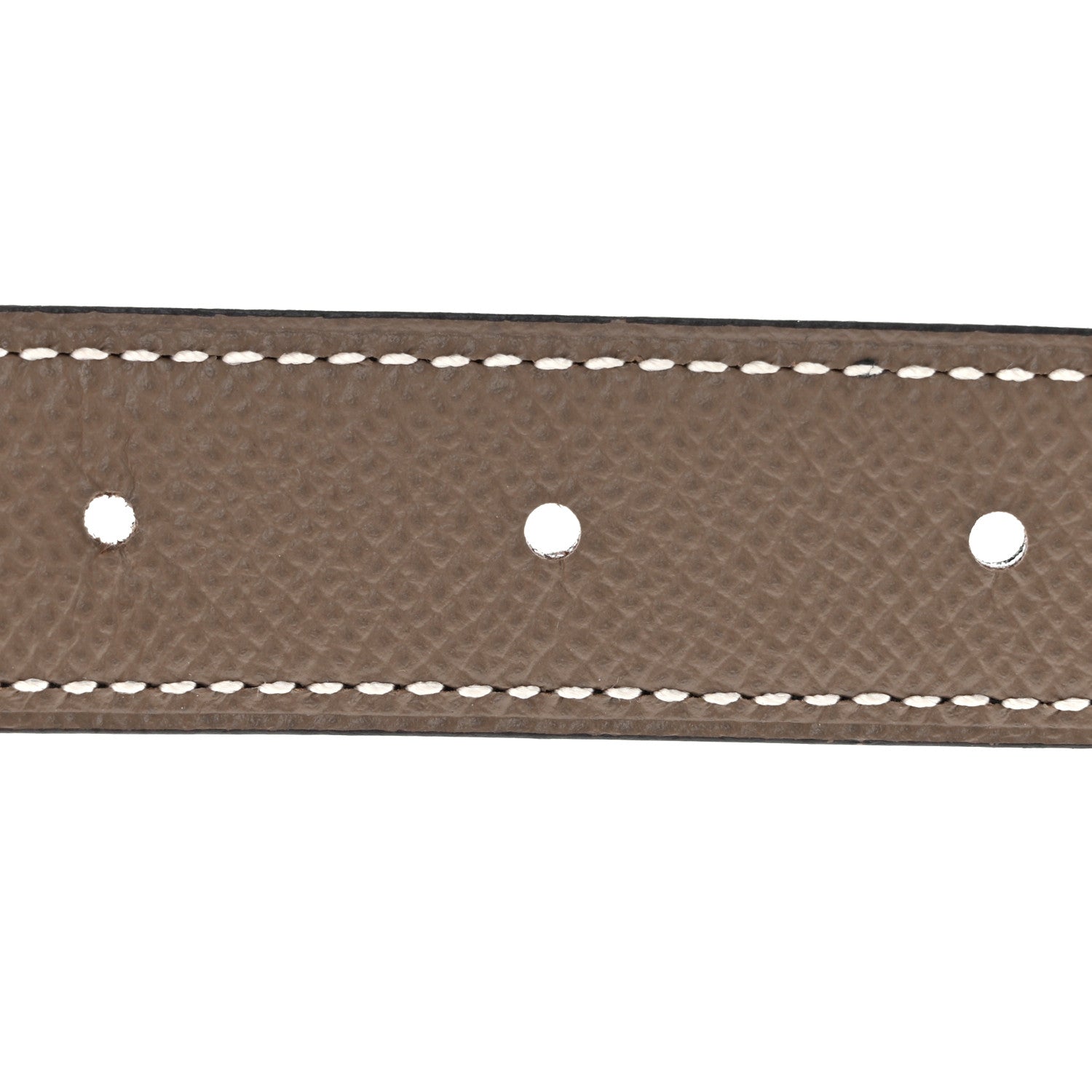 Hermes Swift Epsom Constance H Belt 85 34 Black Etoupe 4 of 5