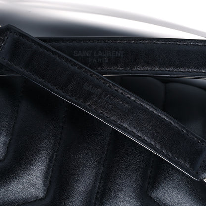 Saint Laurent Calfskin Y Quilted Monogram Medium Loulou Chain Satchel Black 8 of 16