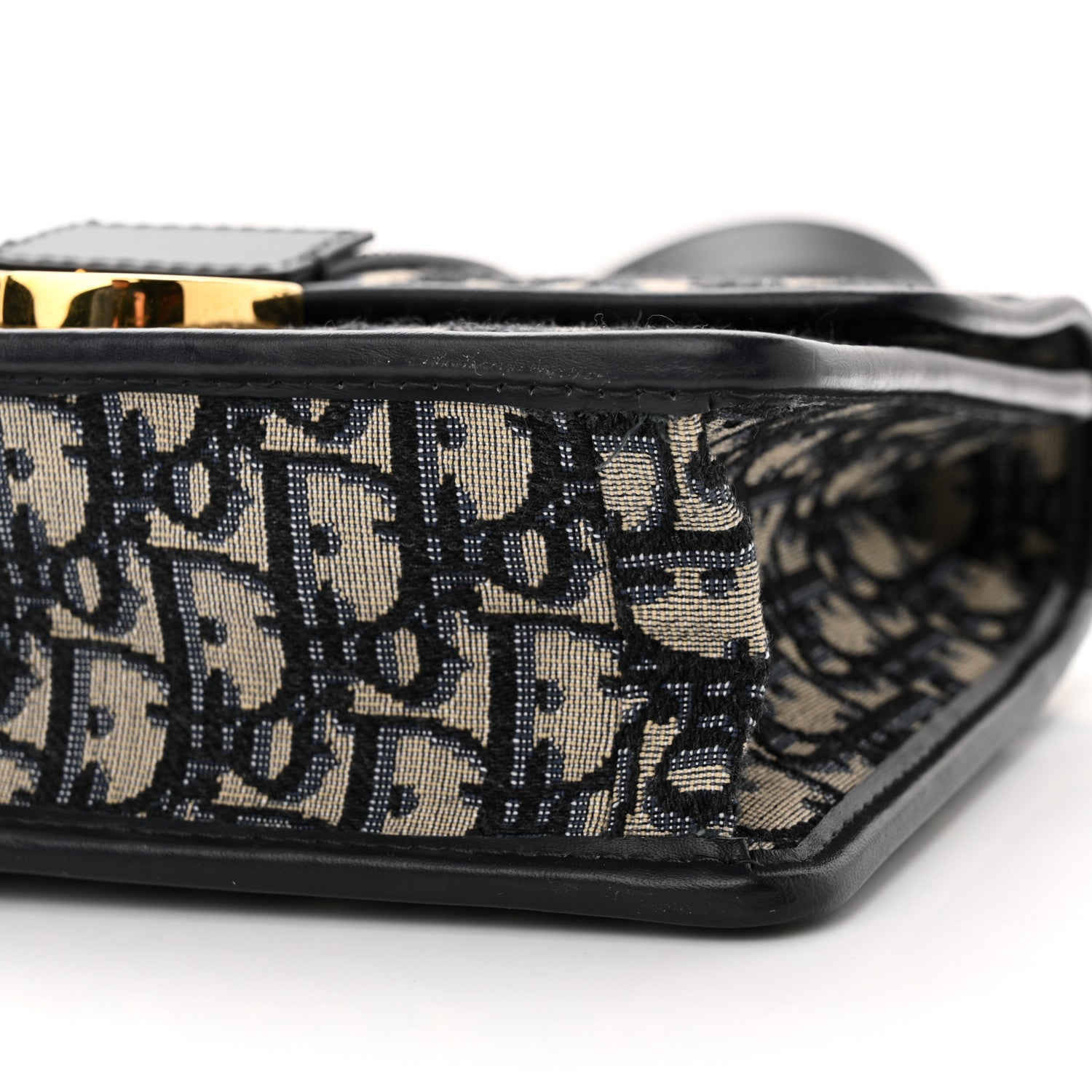 Christian Dior Oblique 30 Montaigne Flap Bag Blue 9 of 12