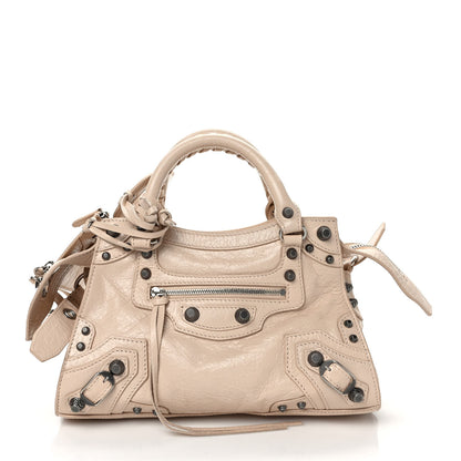 Balenciaga Agneau Arena Neo Cagole Handbag XS Sand Beige 3 of 9