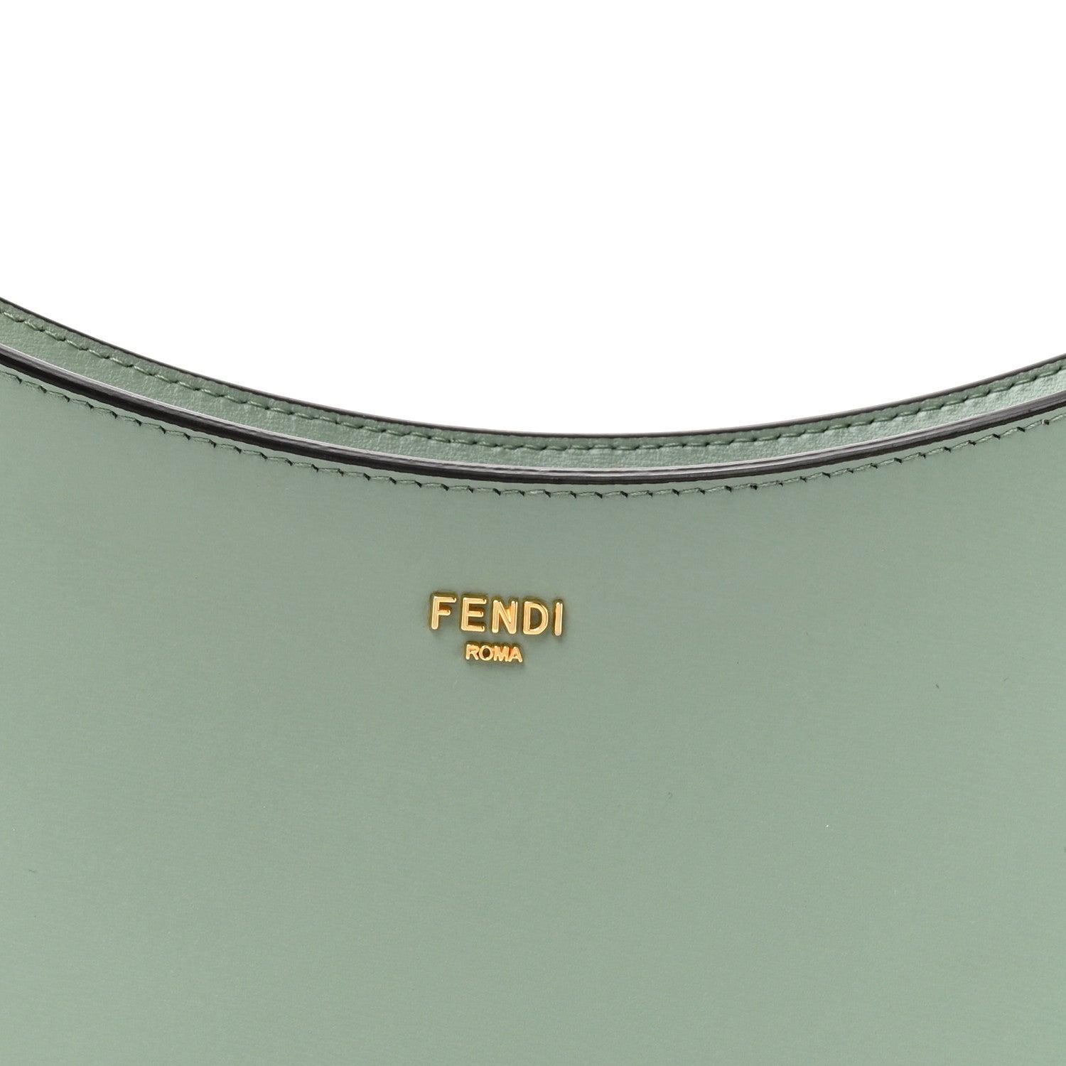 Fendi Vitello Palmellato Fendi O'Lock Swing Menta 8 of 10