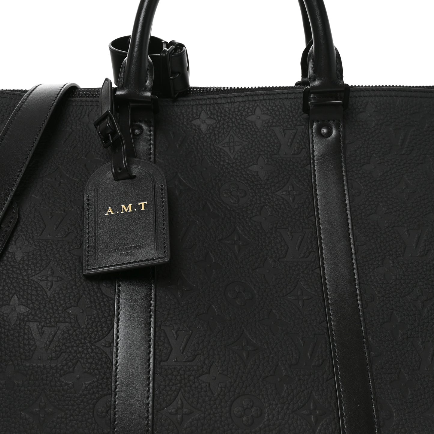 Taurillon Monogram Keepall Bandouliere 50 Black