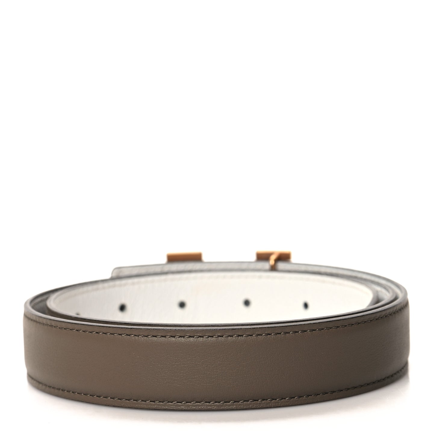 Swift Epsom 32mm H Belt 80 32 Etain White