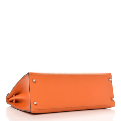Hermes Epsom Kelly Sellier 35 Orange 5 of 34