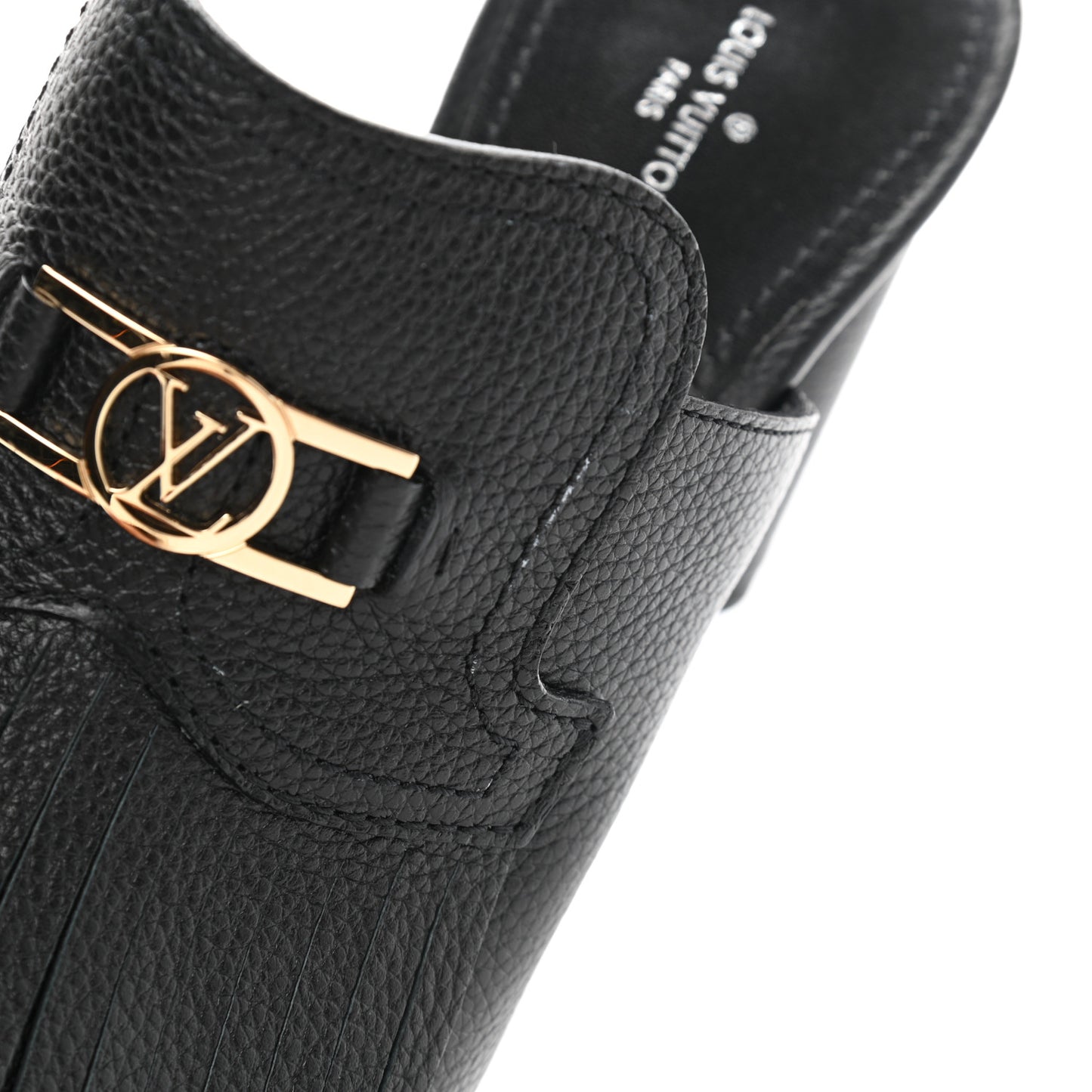 Calfskin Indiana Mule 39.5 Black