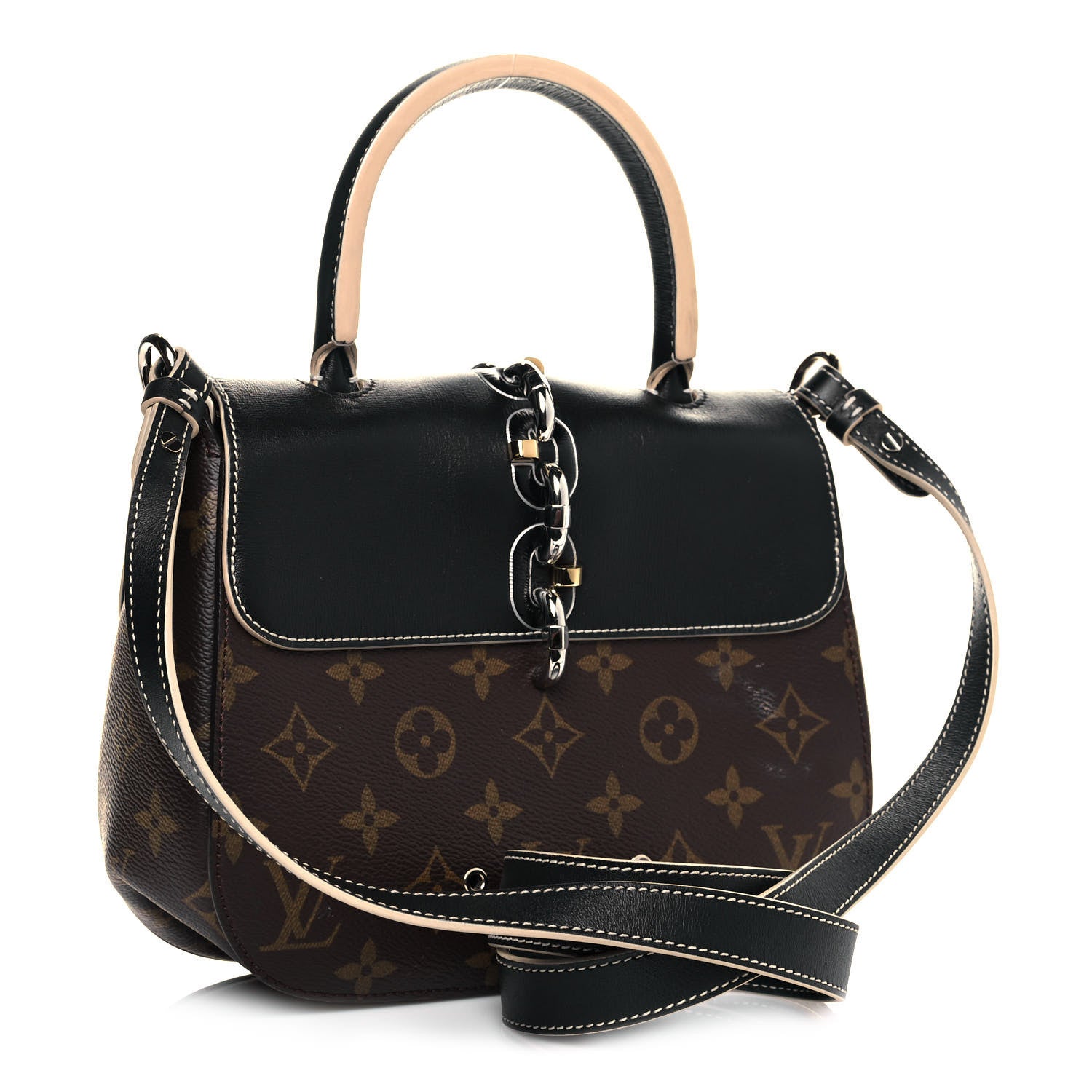 Louis Vuitton Monogram Chain It Black 3 of 9
