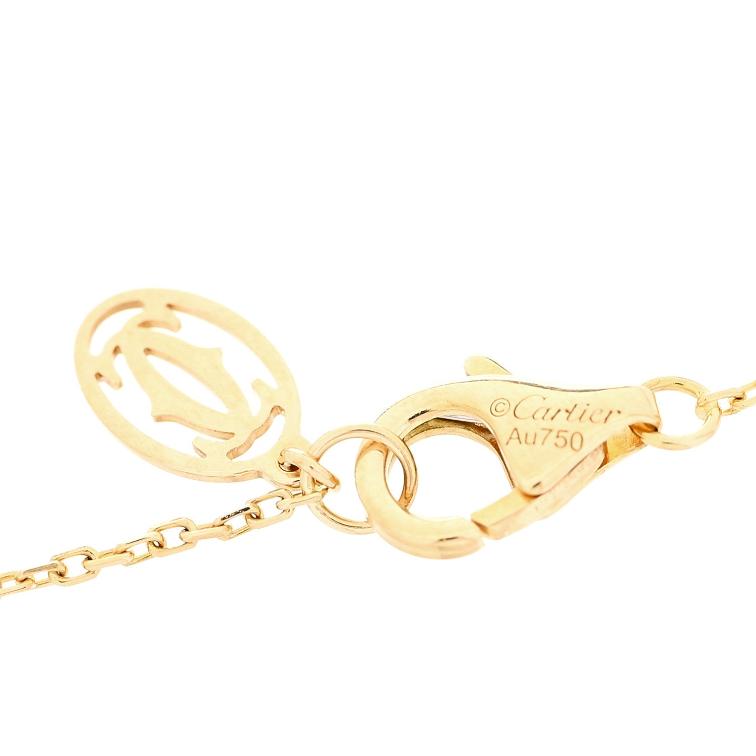 Cartier 18K Yellow Gold Diamond XS D'Amour Bracelet 4 of 4