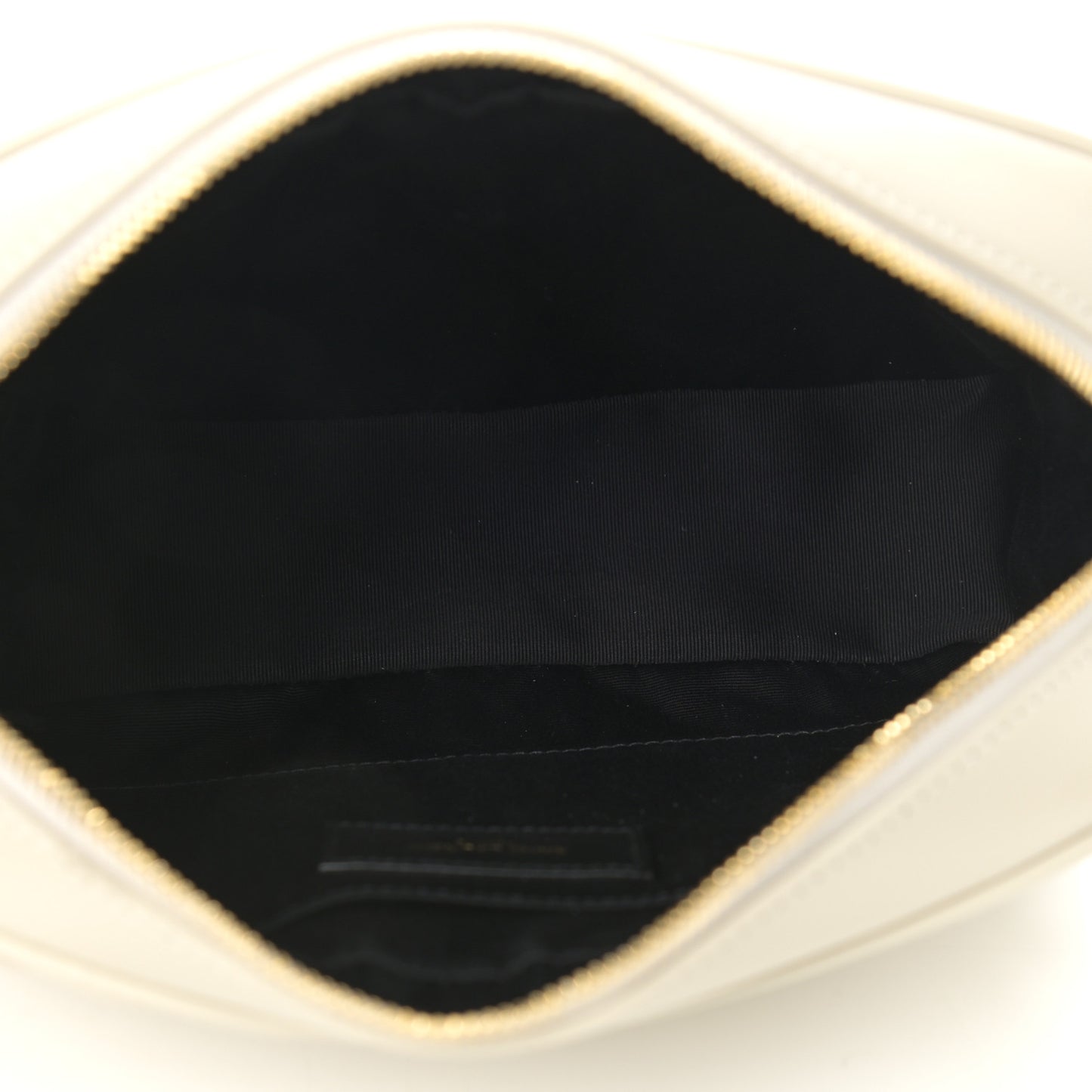Calfskin Matelasse Monogram Lou Camera Bag Crema Soft