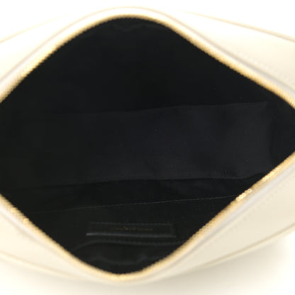 Saint Laurent Calfskin Matelasse Monogram Lou Camera Bag Crema Soft 4 of 8