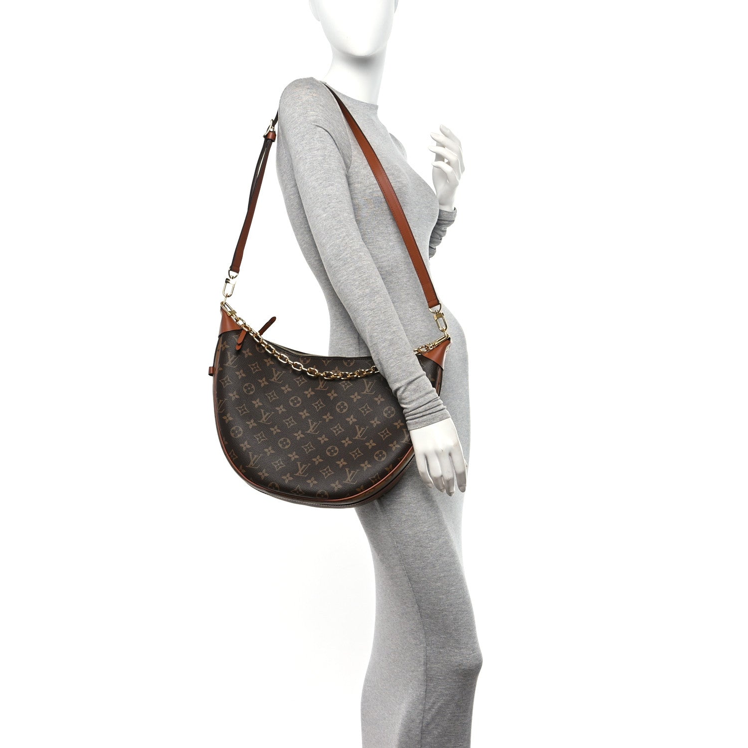 Louis Vuitton Reverse Monogram Loop Hobo 2 of 12