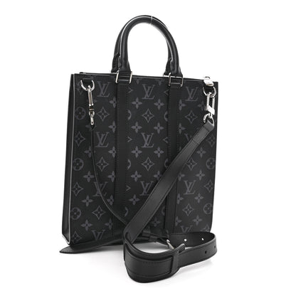 Louis Vuitton Monogram Eclipse Sac Plat Cross 3 of 9