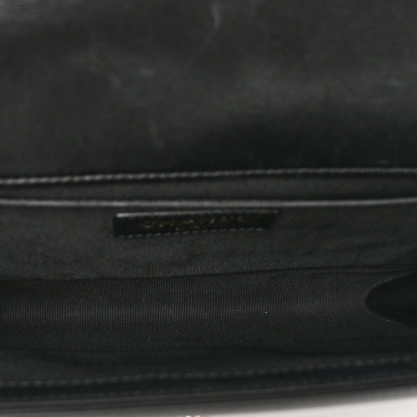 Lambskin Quilted Medium Boy Flap Black