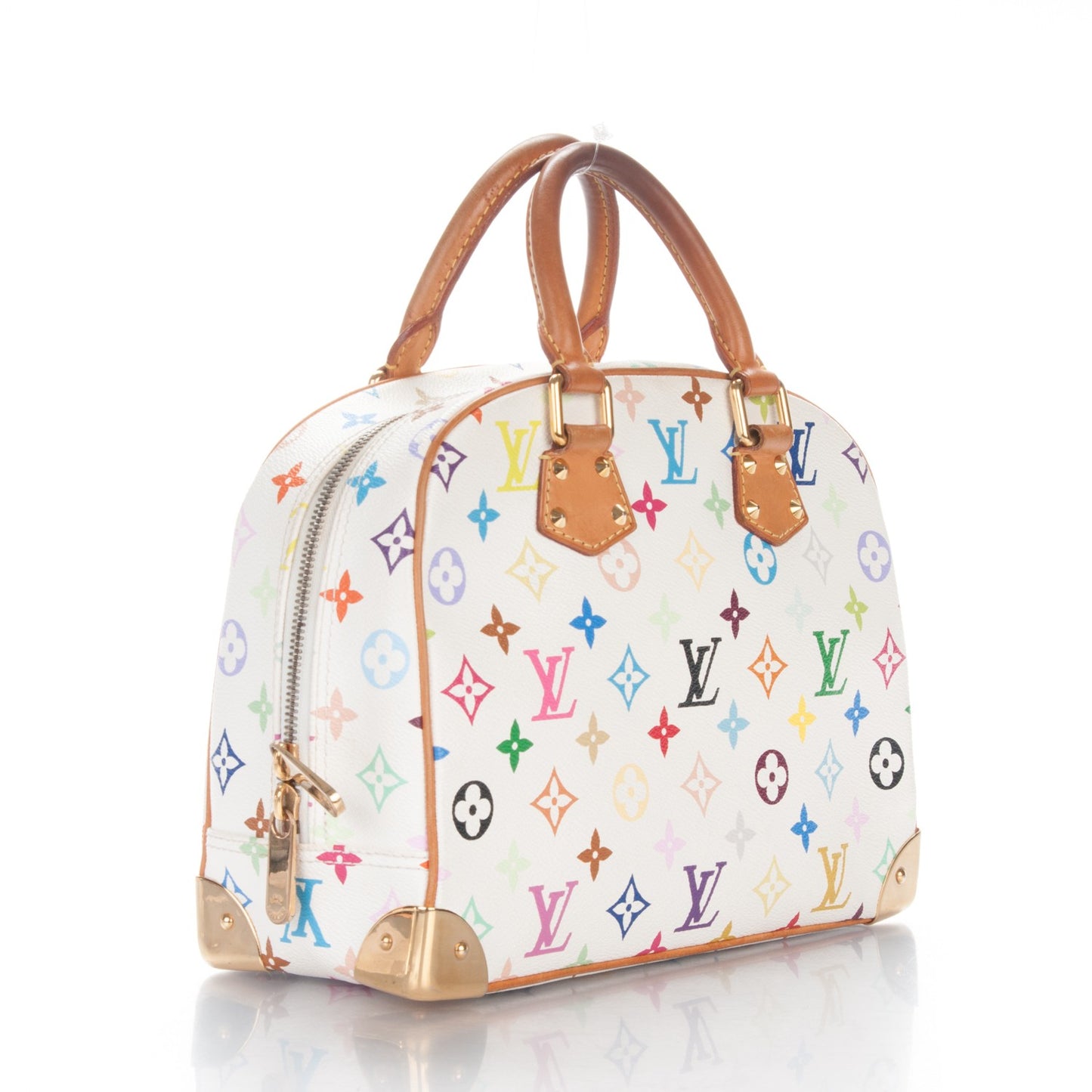 Monogram Multicolor Trouville White