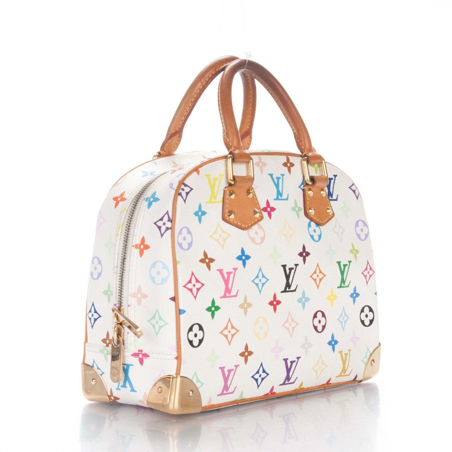 Louis Vuitton Monogram Multicolor Trouville White 3 of 7