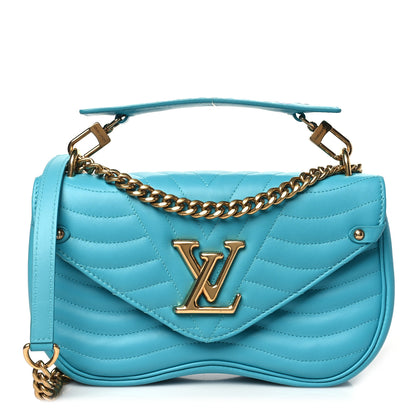 Louis Vuitton Calfskin New Wave Chain MM Malibu Green 1 of 10
