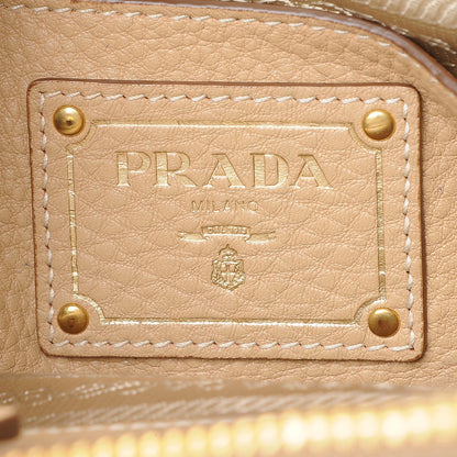 Prada Vitello Daino Large Double Zip Tote Sughero 7 of 13