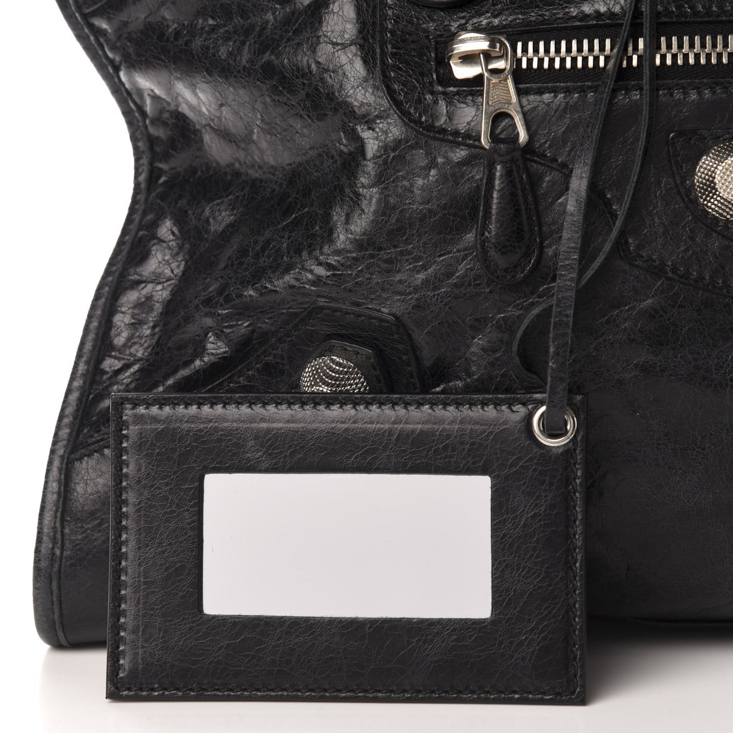 Agneau Giant 21 Silver Hardware Work Black