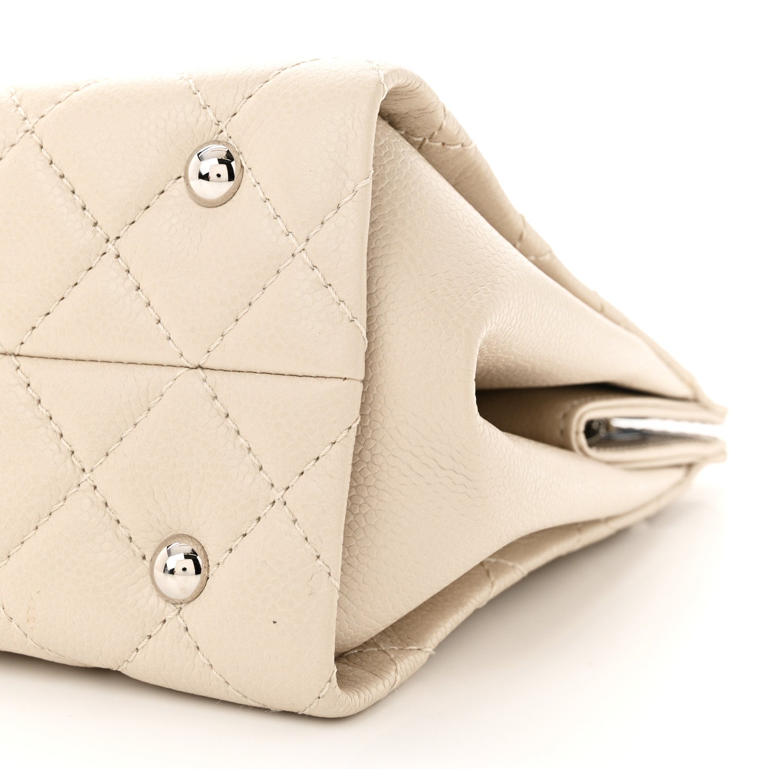 Chanel Caviar Quilted Timeless CC Shopping Tote Beige Clair 10 of 11