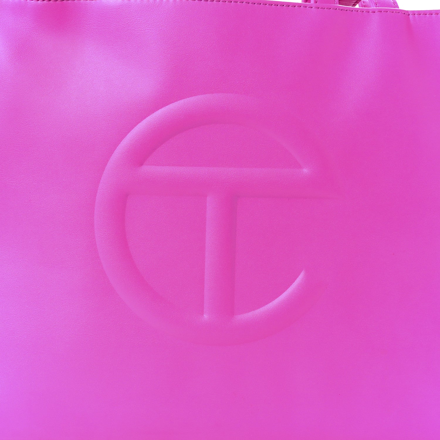 Telfar Vegan Leather Medium Shopping Bag Azalea 9 of 10