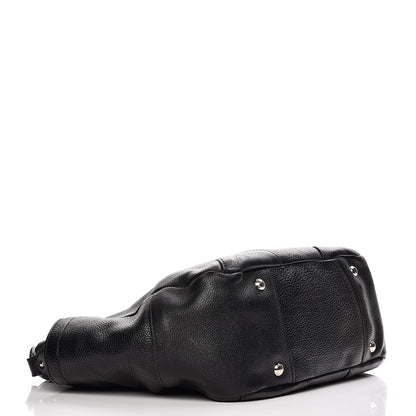Prada Vitello Daino Side Pocket Hobo Nero Black 4 of 17