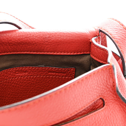 Chloe Calfskin Mini Marcie Round Crossbody Bag Red 6 of 11