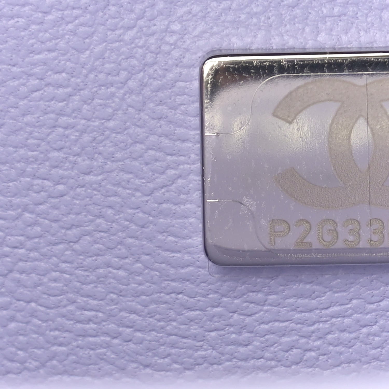 Chanel Caviar Quilted Medium Double Flap Light Purple 7 of 9