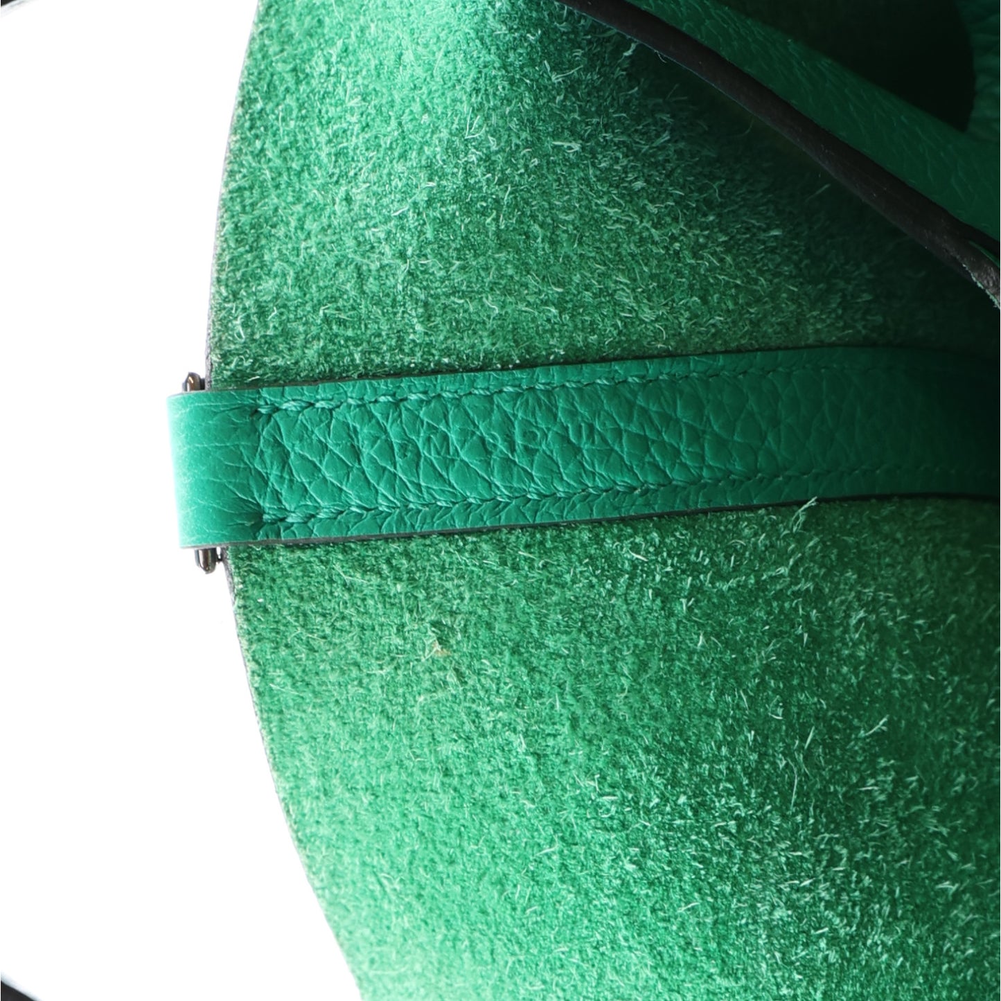Taurillon Clemence Swift Eclat Picotin Lock 22 MM Menthe Vert Bosphore