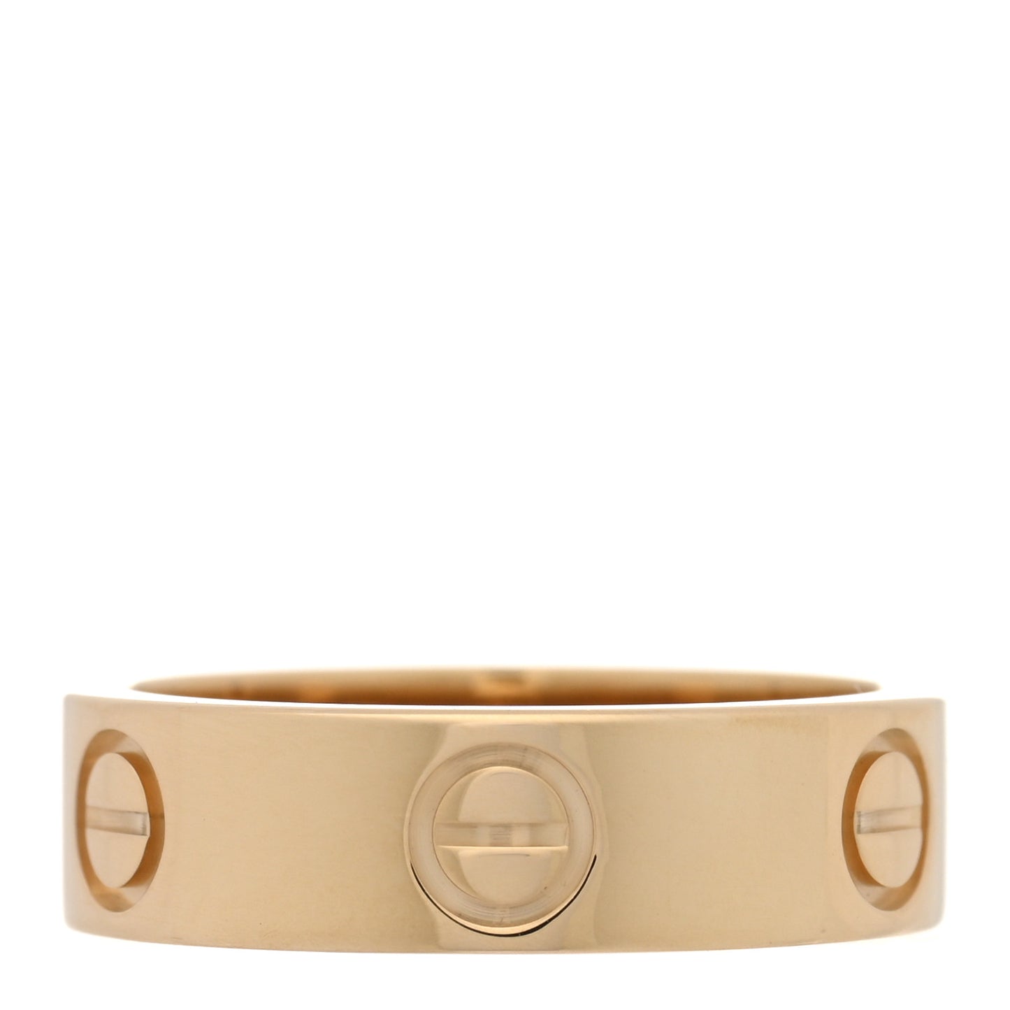18K Yellow Gold 5.5mm LOVE Ring 53 6.5