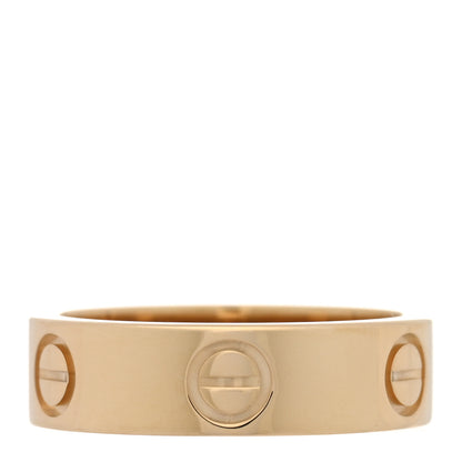 Cartier 18K Yellow Gold 5.5mm LOVE Ring 53 6.5 1 of 5