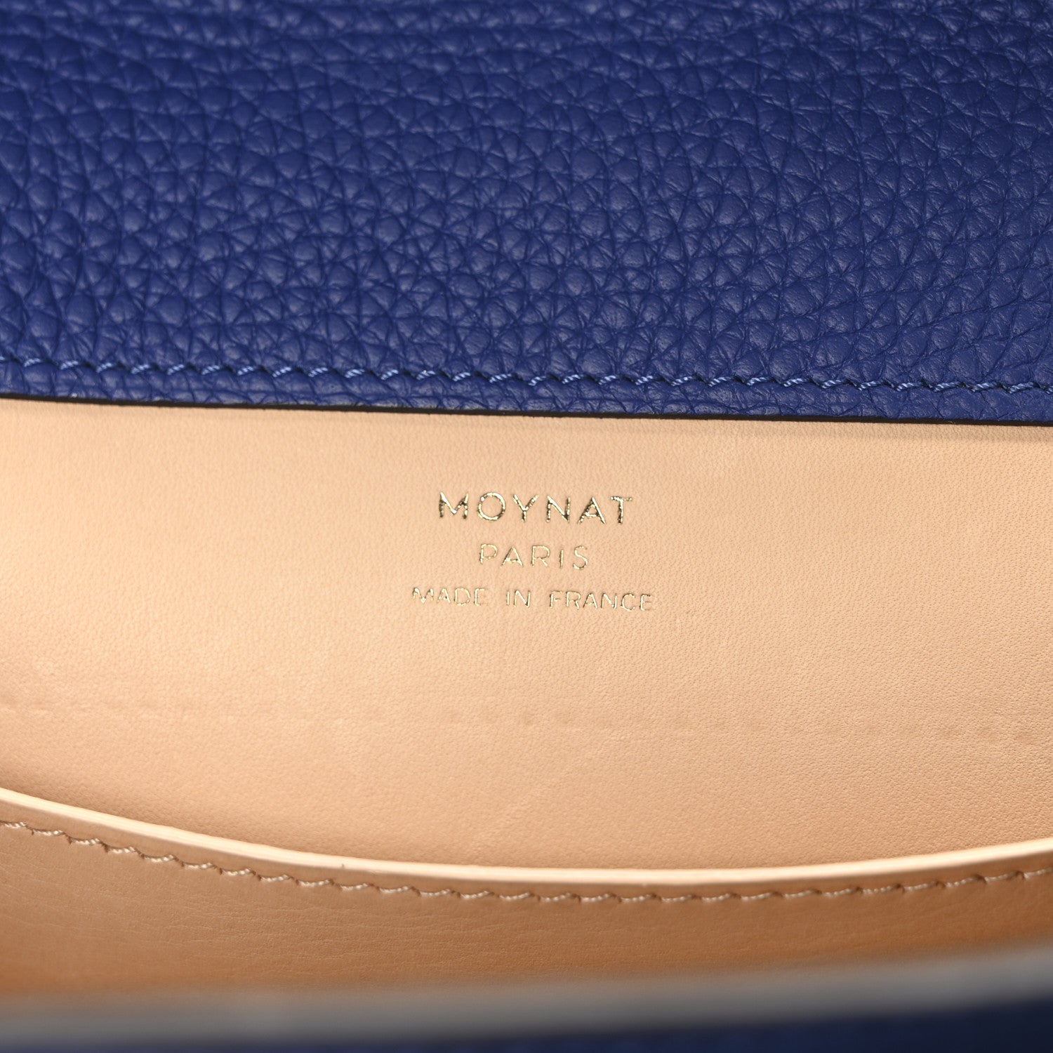 Moynat Nubuck Gabby PM Blue 6 of 9