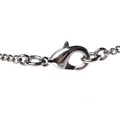 Chanel Crystal Timeless CC Necklace Silver 5 of 6