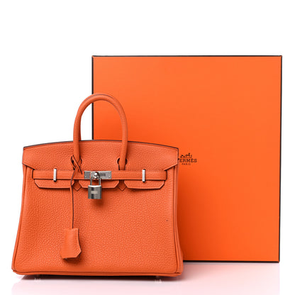 Hermes Togo Birkin 25 Orange 12 of 12