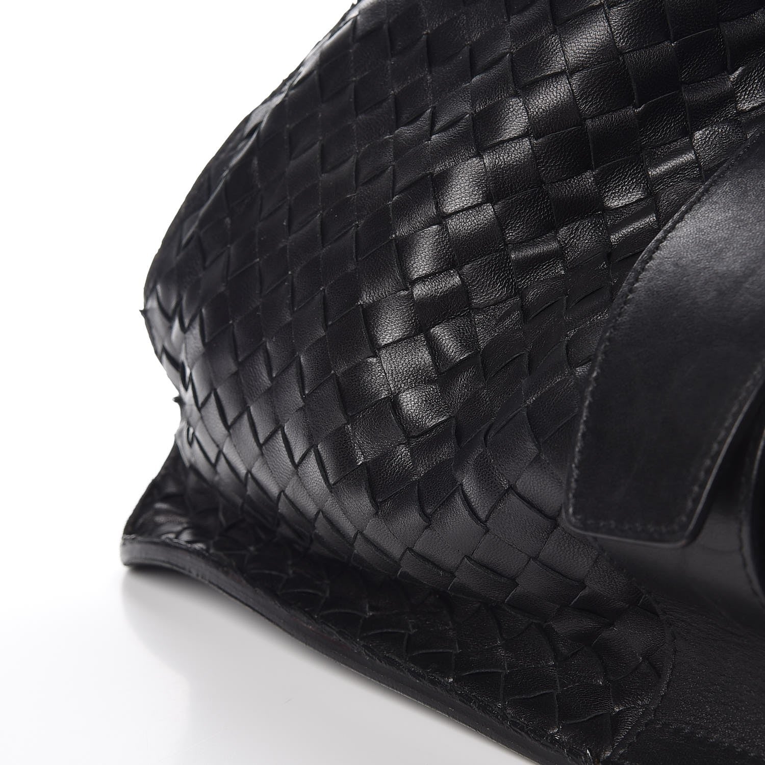Bottega Veneta Nappa Intrecciato Shoulder Bag Black 11 of 17