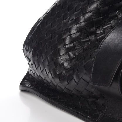 Bottega Veneta Nappa Intrecciato Shoulder Bag Black 11 of 17