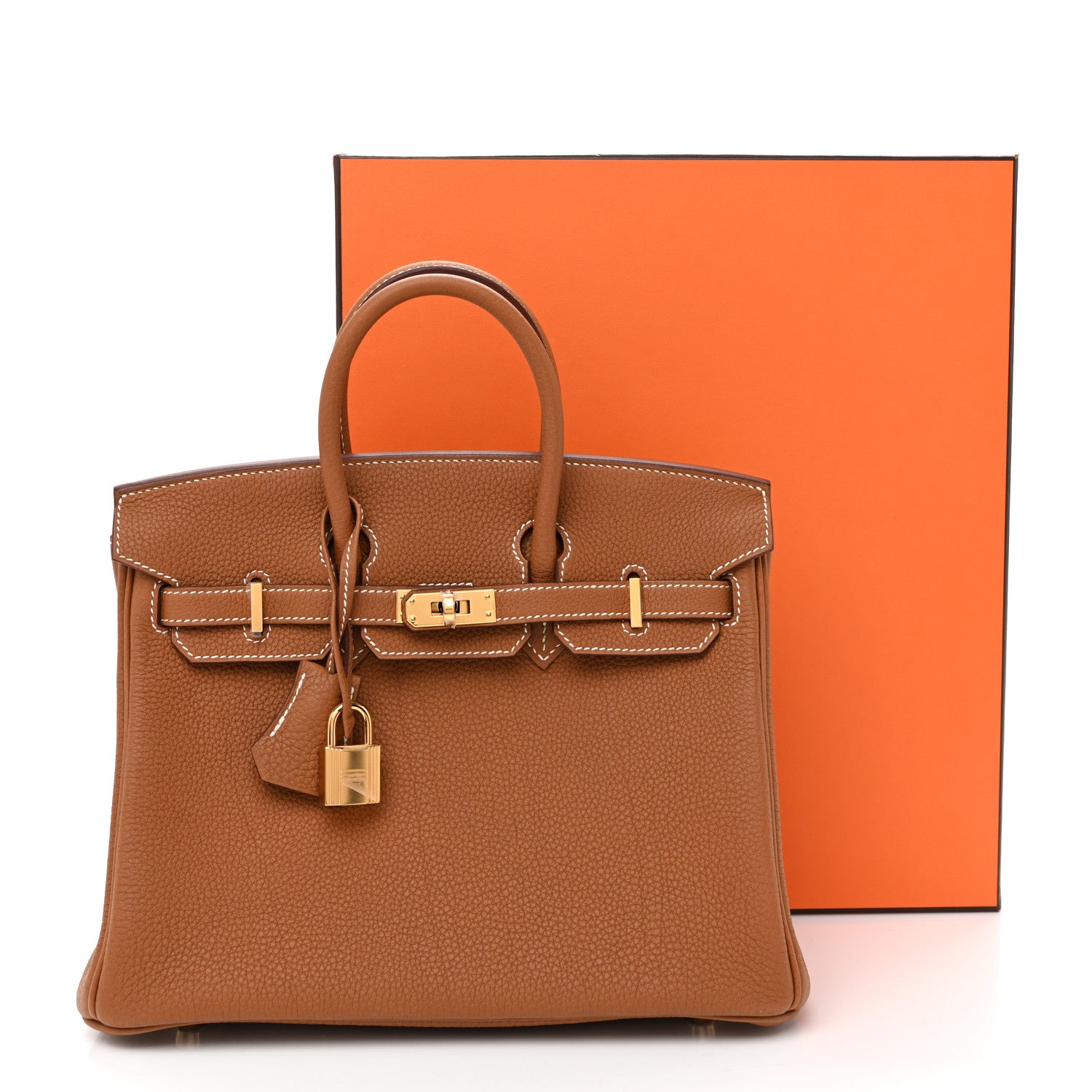 Hermes Togo Birkin 25  Gold 13 of 13