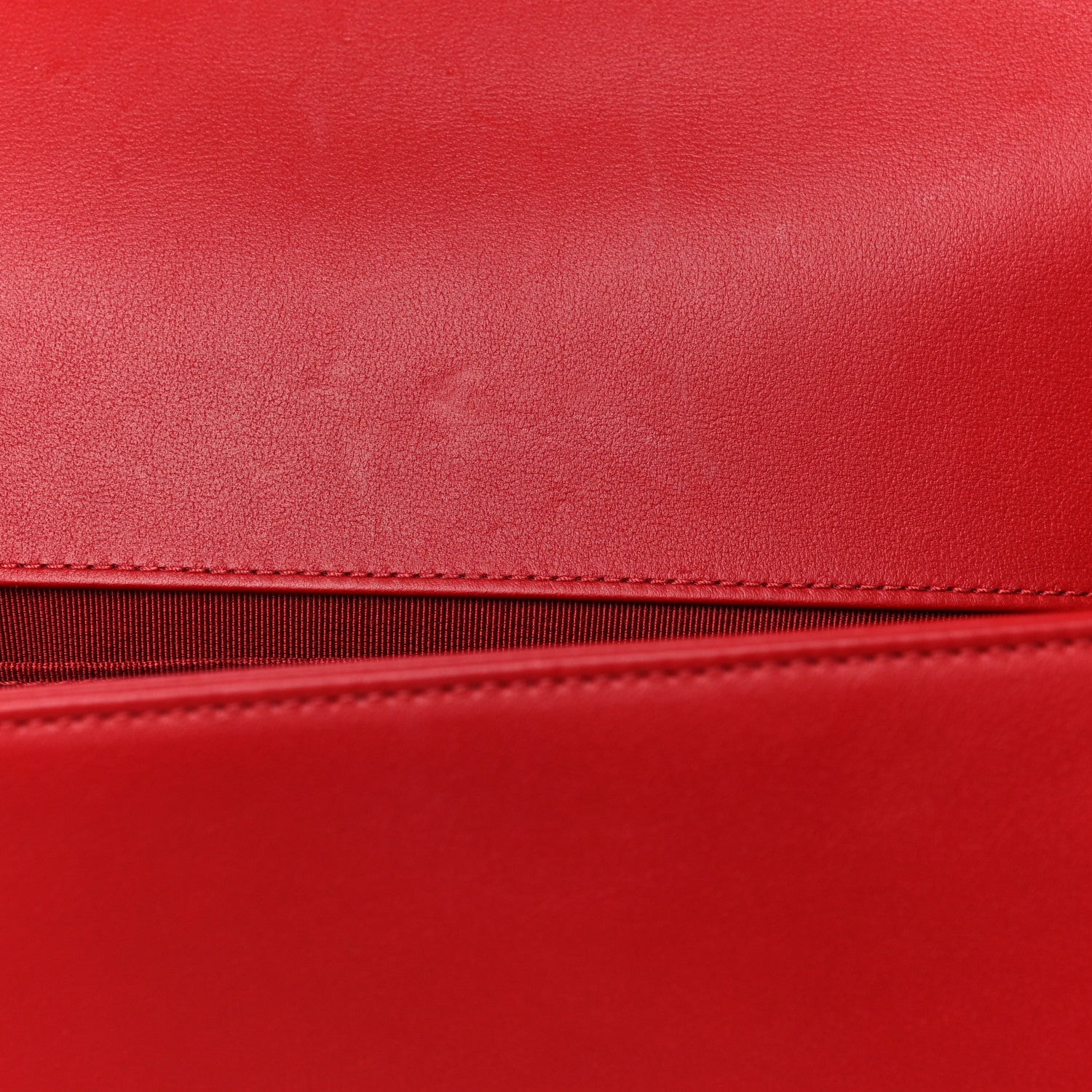 Chanel Lambskin Quilted Medium Boy Flap Red 10 of 13