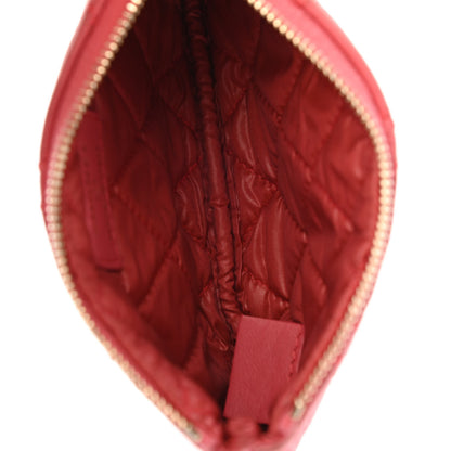 Chanel Lambskin Stitched Tassel Small Cosmetic Case Pink 4 of 5