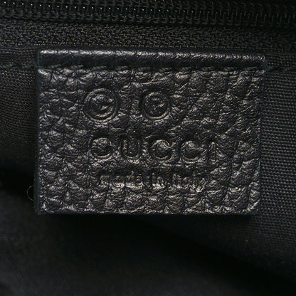 Gucci Monogram Medium D Gold Ring Hobo Black 6 of 10