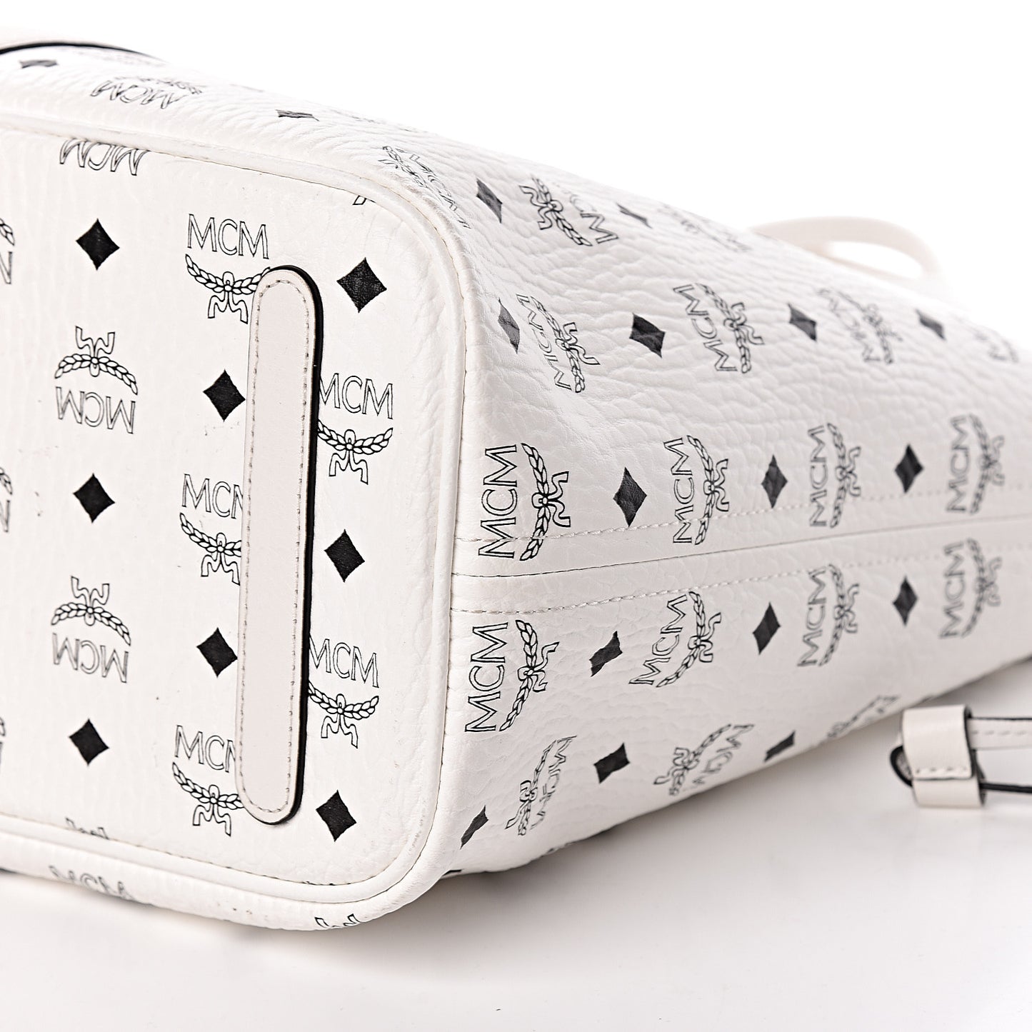 Visetos Medium Liz Reversible Shopper Tote White