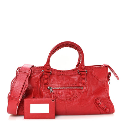Balenciaga Agneau Giant Brogues Hardware Part Time Coquelicot 3 of 11