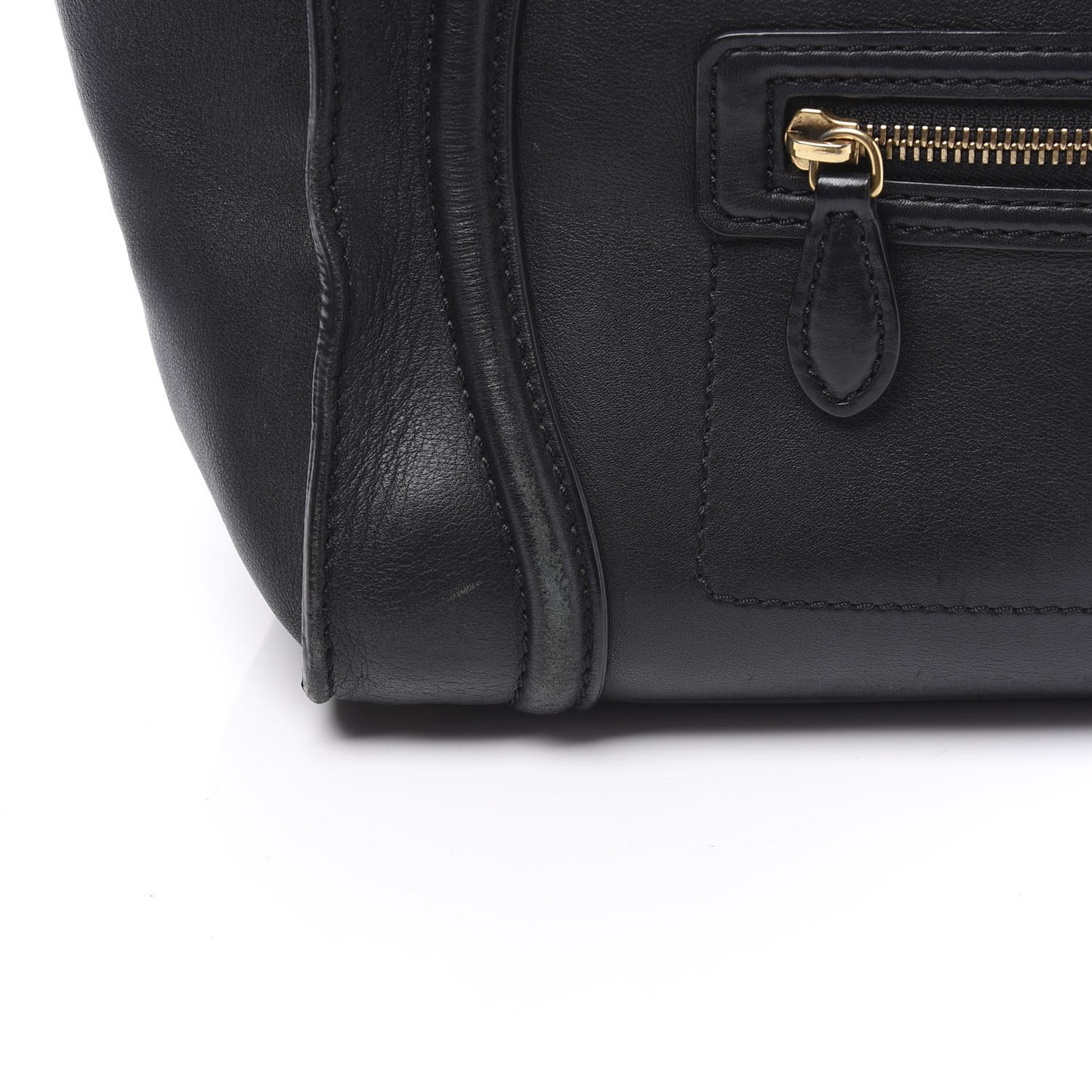 Smooth Calfskin Mini Luggage Black