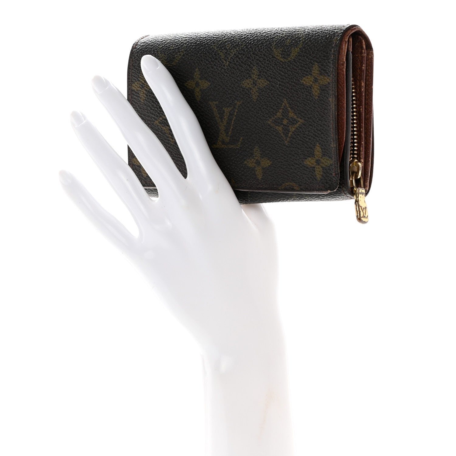 Louis Vuitton Monogram Porte-Monnaie Billets Tresor Wallet 2 of 9